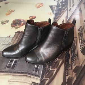 Lucky Brand Basel Leather Ankle Booties